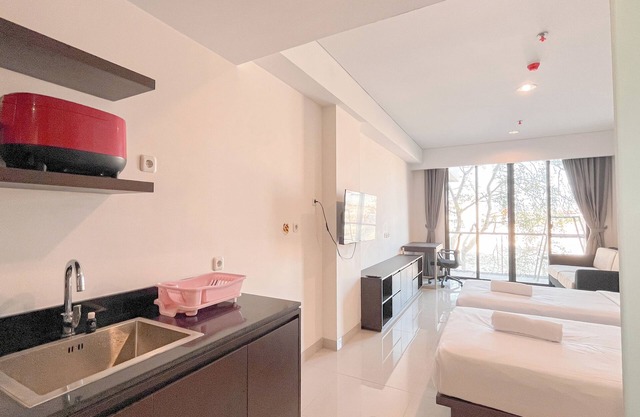 Modern Furnished Studio (No Kitchen) Apartment At Skales Residence Nusa Dua Bali
