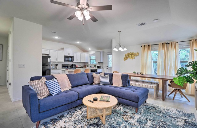 Modern Granite Shoals Retreat w/Fire Pit!