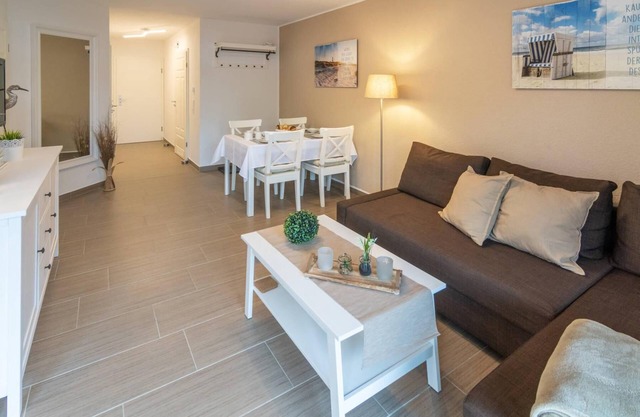 Modern ground floor apartment Nordseeliebe in a central location