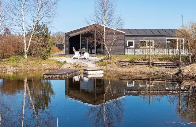 Modern Holiday Home in Glesborg with Whirlpool