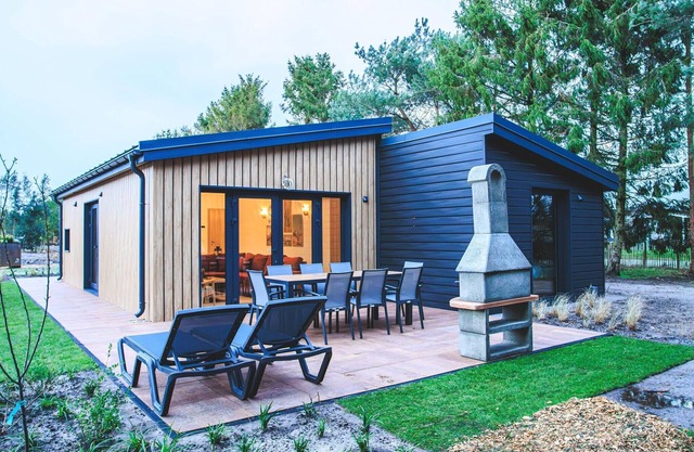 Modern holiday home with infrared sauna