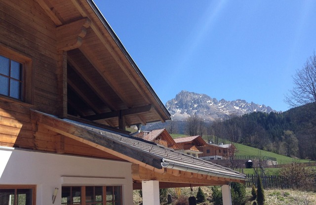 Modern living in the middle of the nature mountains