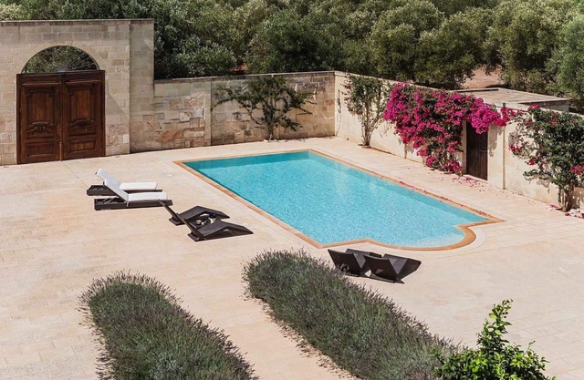 Modern Masseria Immersed In Olive Grove.
