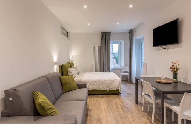 Modern River Studio Apartment with Mountain View in Central Location; Parking Available