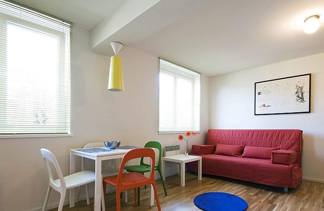 Modern studio apartment in the city center