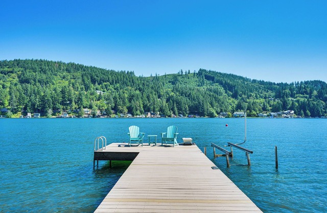 Modern Summit Lake Escape - Spacious Deck w/View!