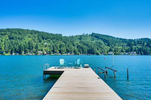 Modern Summit Lake Escape - Spacious Deck with View!