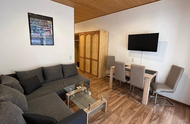 Modern vacation apartment for 4 people with covered terrace