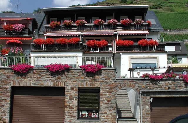 Modern vacation apartment (non-smoking) with balcony and direct view of the Moselle