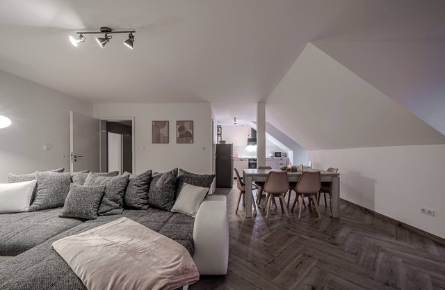 Modern vacation apartment for the whole family. Top location just before Quedlinburg