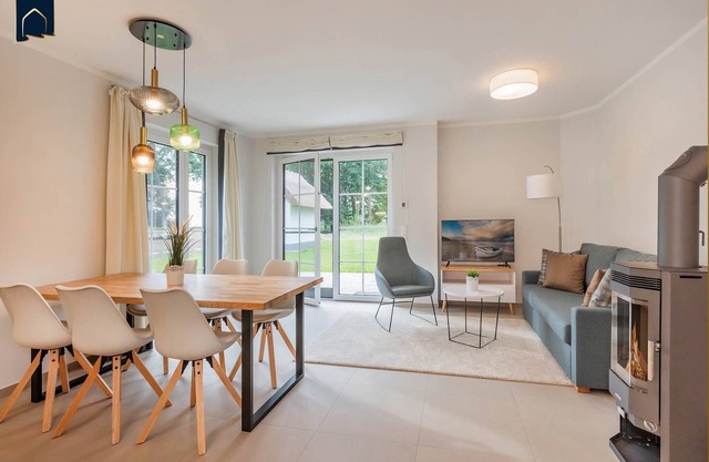 Modern vacation oasis in a fishing village with garden, sauna & plenty of space for the family