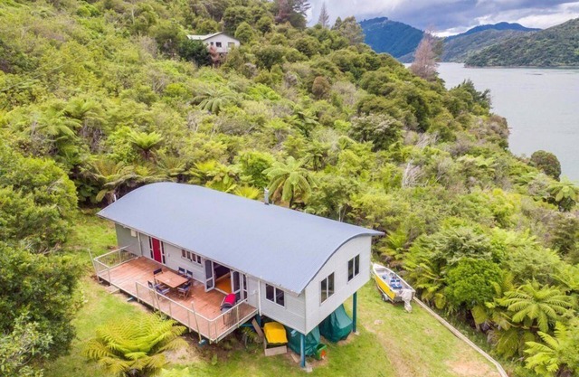 Modern Waterfront Home away from Home with views - Boat access only!