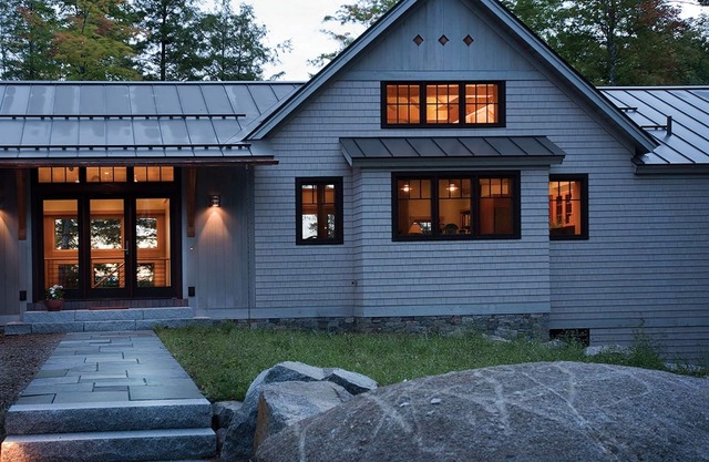 Modern waterfront home on Squam Lake