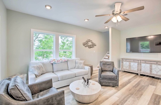 Modern Waveland Home w/Deck, Walk to Beach!