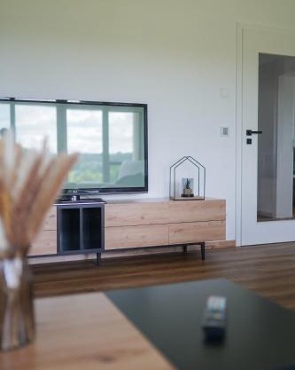 Moderne Bauernhof Wohnung mitten in der Natur