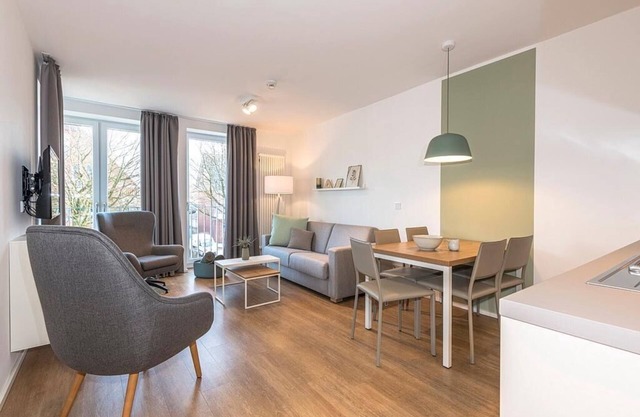 Modernes Apartment in Strandnähe mit Sonniger Süd-ost Loggia und Sauna im Haus!