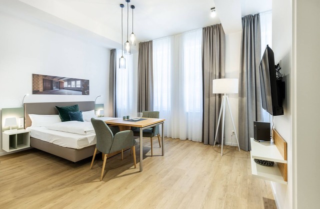 Modernes, Barrierearmes Apartment in Maritimer Lage im Hafen von Wismar