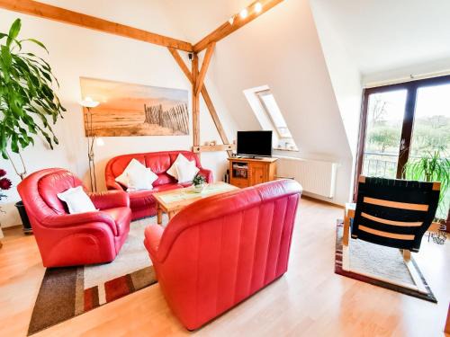 Modernes Ferienhaus in Thorstorf mit Sauna, cleaning included