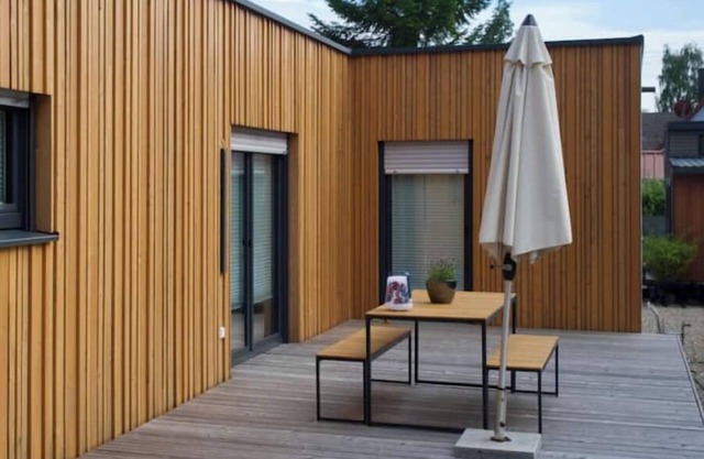 Modernes Haus für Gesundheitsbewusste