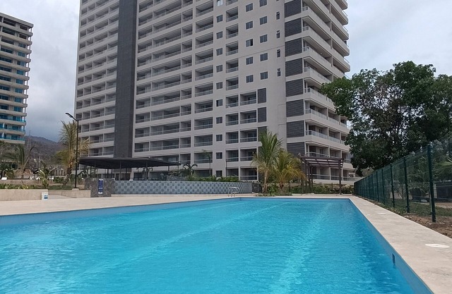 Modernity and Relaxation in front of the Sea Santa Marta, Beach, Swimming Pool and wonderful view