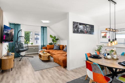 MOLA Apartments-Geräumiges Apartment in Wetter bis 6 Personen, XXL Couch, Parkplatz und WLAN