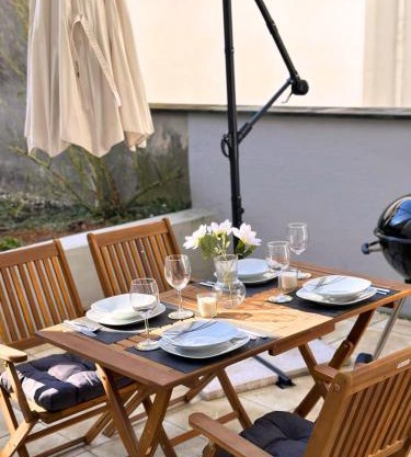MOLA Apartments-Stilvolle Altstadtwohnung- Seilersee-5 Personen-Terrasse-Grill-Gratis WLAN