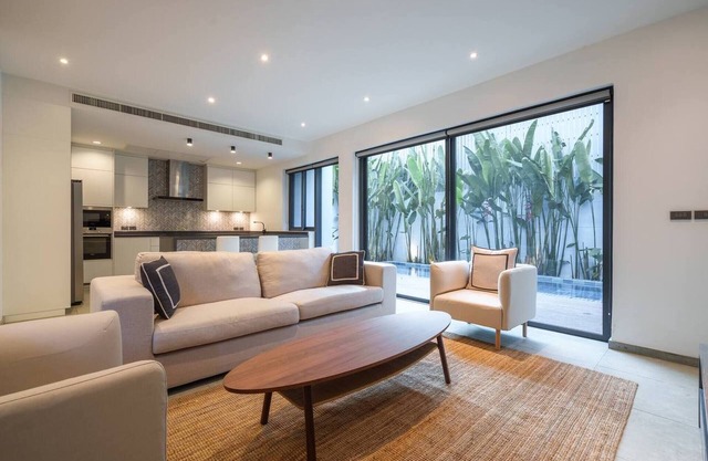 Monochrome Designer Pool Villa