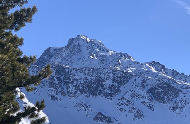 Montchavin Les Côtes vue Mont Blanc