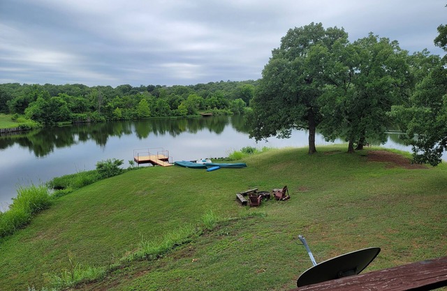 Moonlight Bay Chalet overlooking a private 10 acre lake