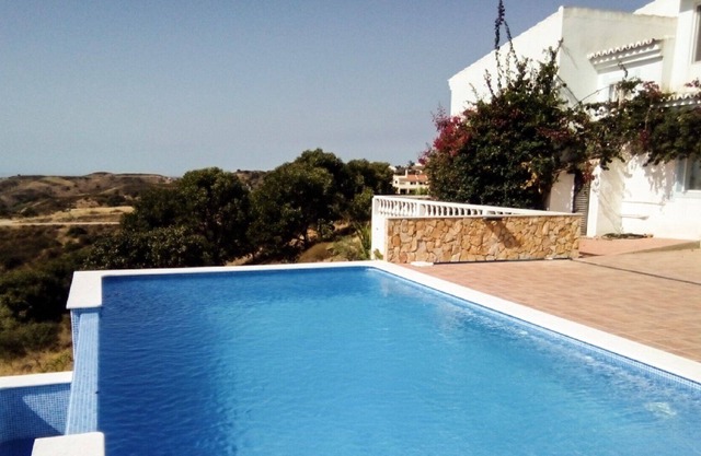 Moroccan hilltop Villa with stunning sea views; Large terrace and pool areas