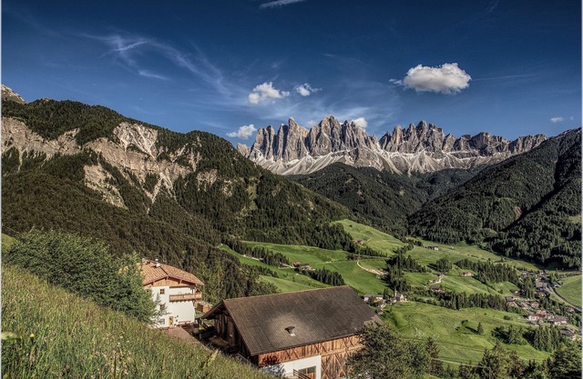 Mountain farm