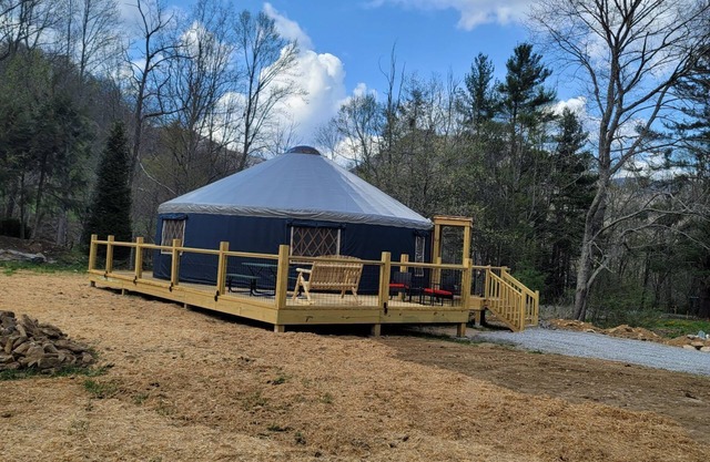 Mountain Laurel, Yurt Village (#73) Big Blue Yurt