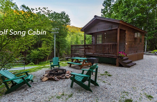 Mountain Serenity & Close to Hiking, Rafting, Fishing and Kayaking. "Wolf Song"