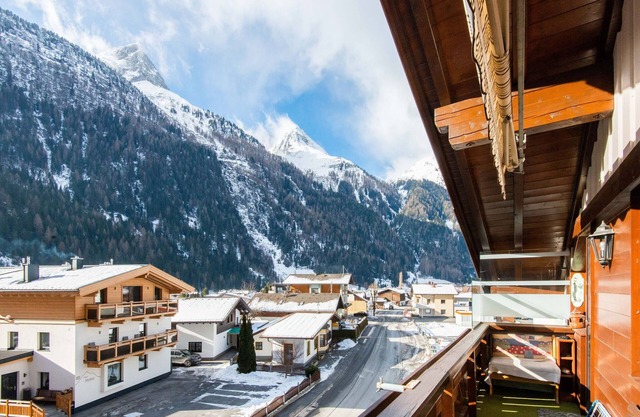 Mountain-view chalet in Langenfeld with balcony