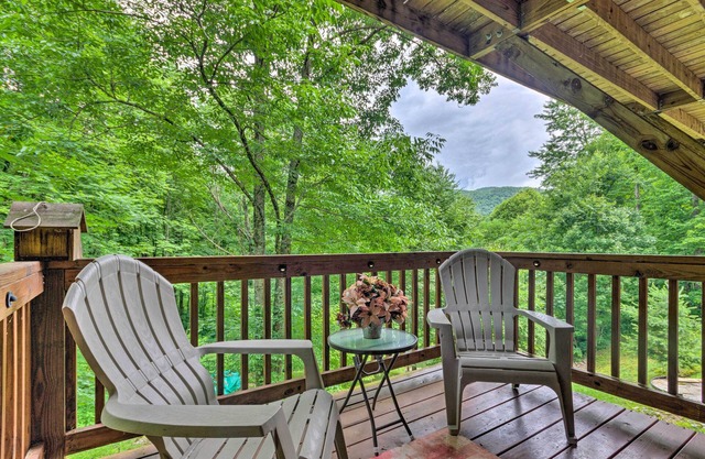 Mountain-View Maggie Valley Home w/2 Decks!