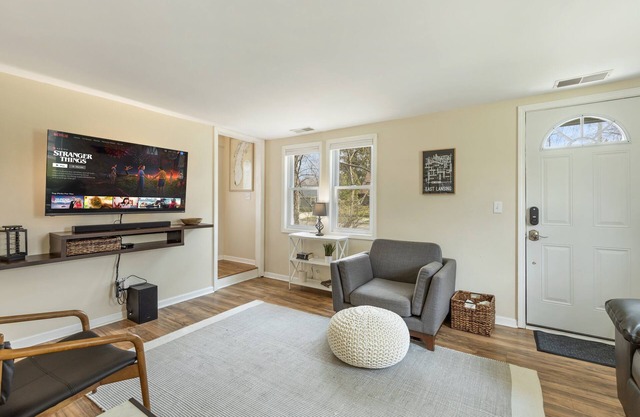MSU 2BR Home w/Garage, EV Charger, Patio & Grill – Walk to Campus