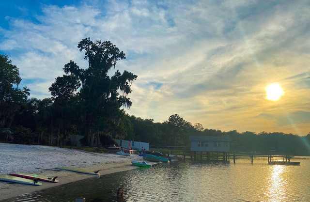 Multi-family getaway on private clear water lake!