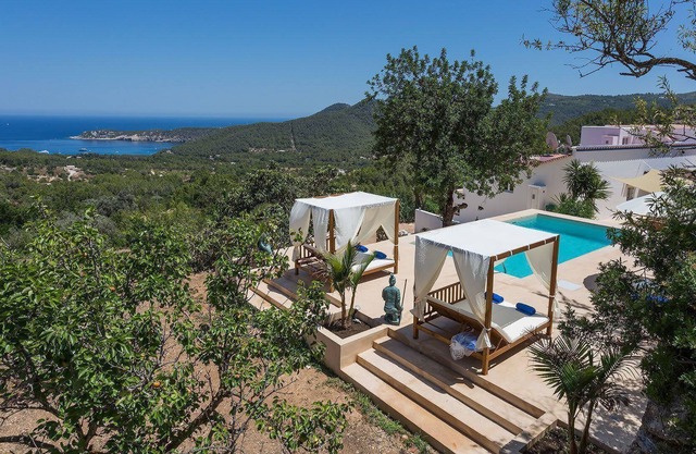 My Rental Homes - Finca Bering surrounded by lush vegetation with private pool