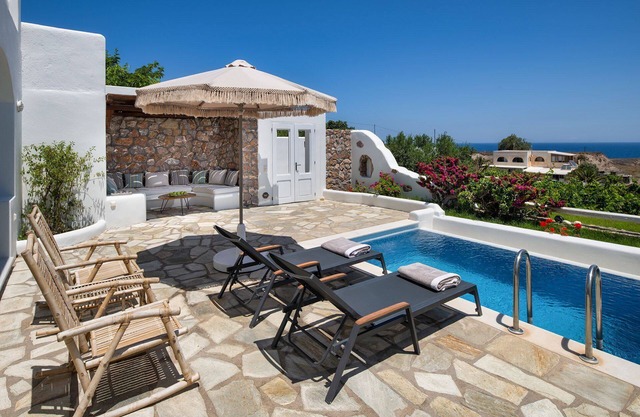 My Rental Homes - Villa Zephyros, 400mt from the beach, with pool and sea view