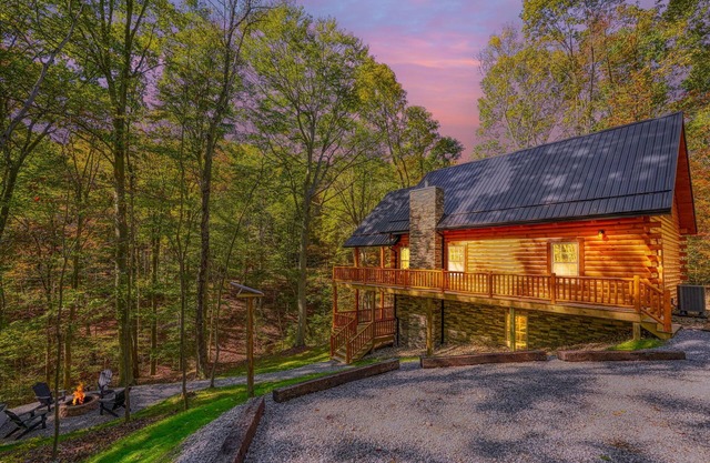 Mystic Hollow cabin at Trickle Creek at Hocking Hills