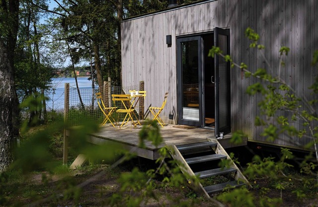Nachhaltig Übernachten im Green Tiny House Pioneer am Salemer See