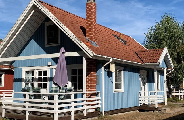 Nahe dem Strand: Villa Blau am Useriner See mit Garten