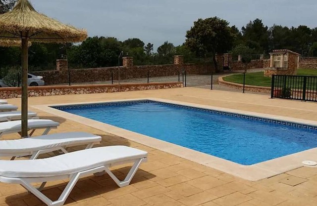 Natural stone villa with pool and garden