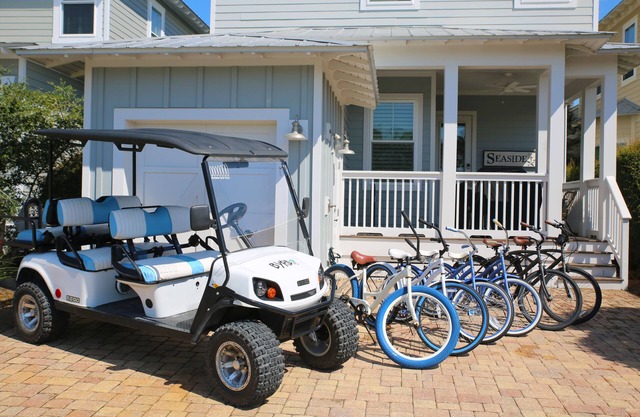 NatureWalk, short walk to pool ~ Golf Cart and Bikes Included