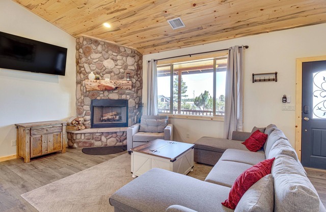 Near Hiking Trails: Overgaard Home w/Large Yard!