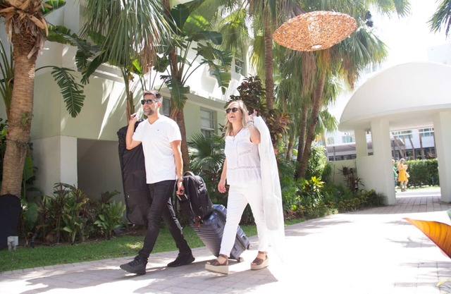 Nestled in a tropical courtyard, a quiet getaway in South Beach.