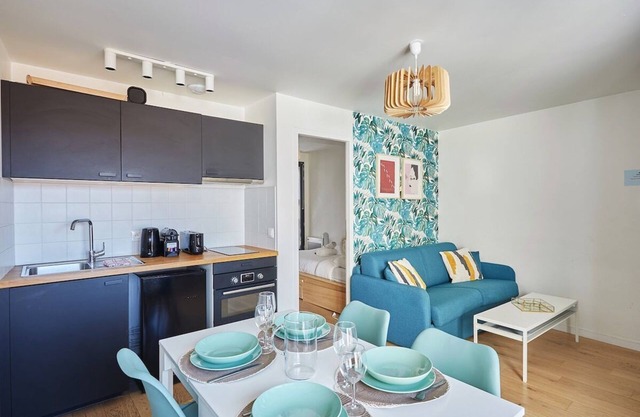 New apartment Boulogne facing "Les passages"