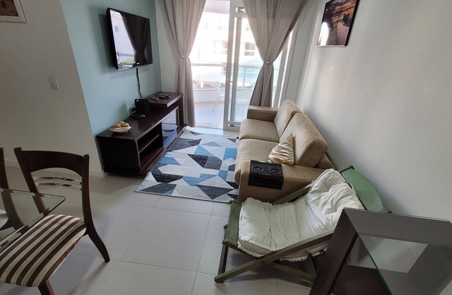 New apartment with pool view and one block from the beach