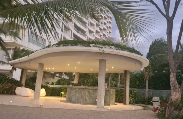 New apartment with private beach
