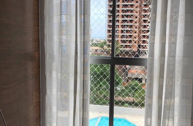 New apartment, Guaruja, Cove. Cond. Closed with pool for 6 people.